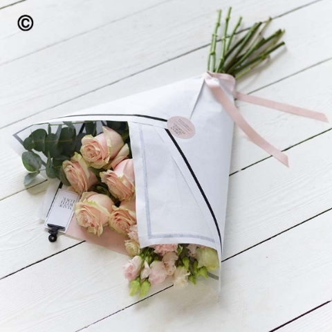 Beautifully Simple Pink Flower Wrap